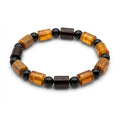 Men's bracelet AMBER BLACK ONYX