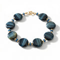 TIGER EYE KYANITE bracelet