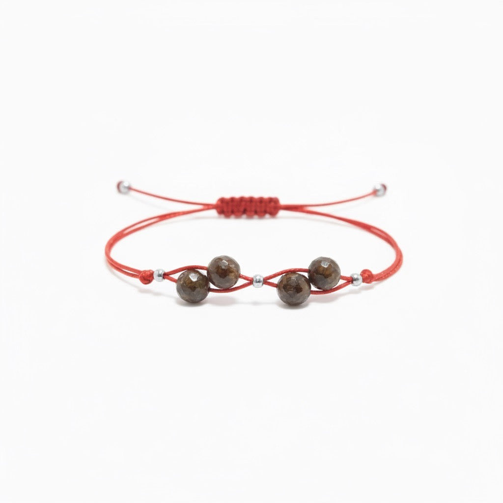 BRONZITE cord bracelet