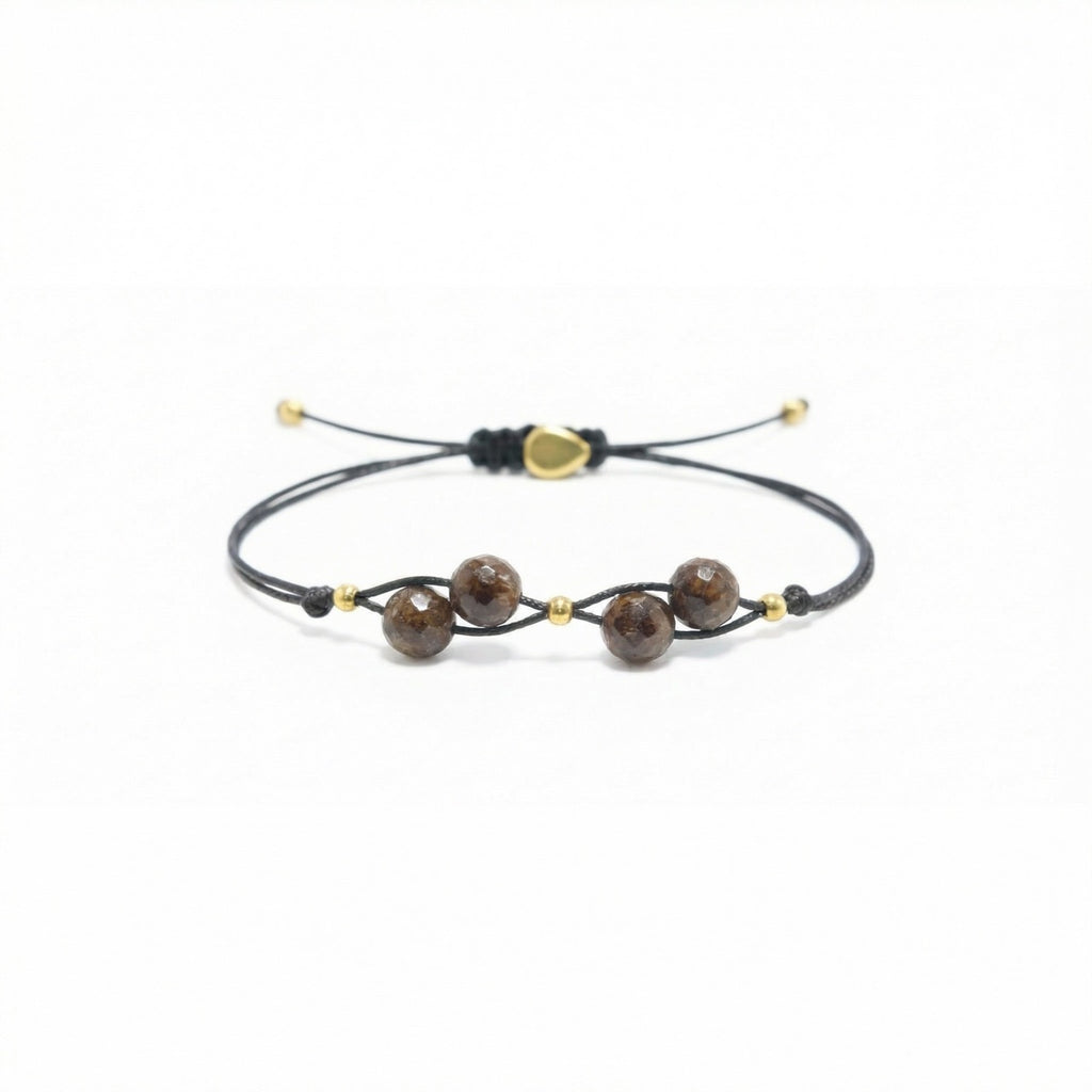 BRONZITE cord bracelet