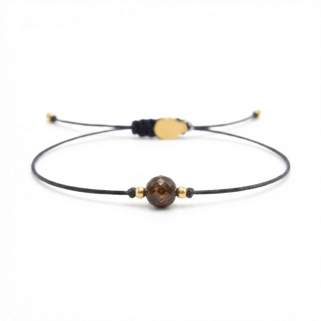BRONZITE cord bracelet