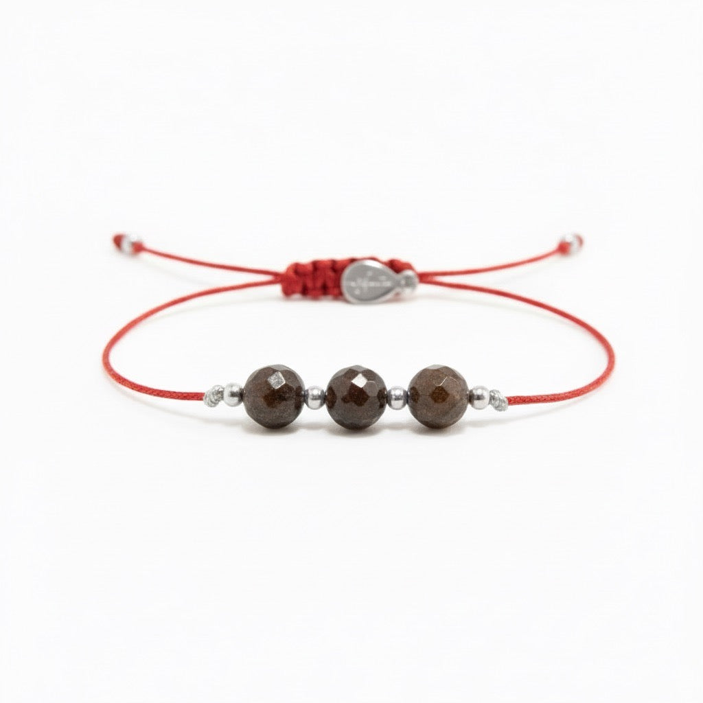 BRONZITE cord bracelet
