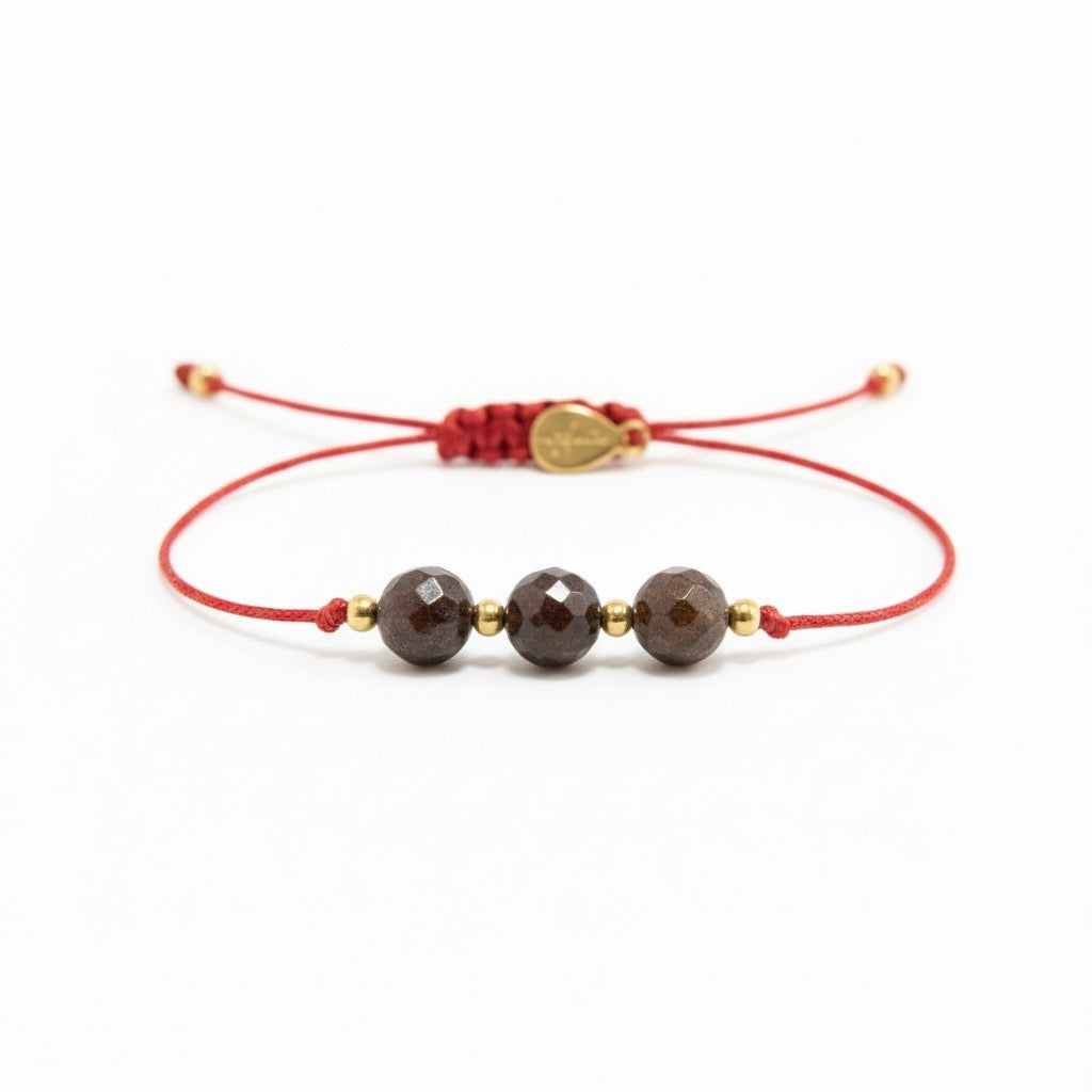 BRONZITE cord bracelet