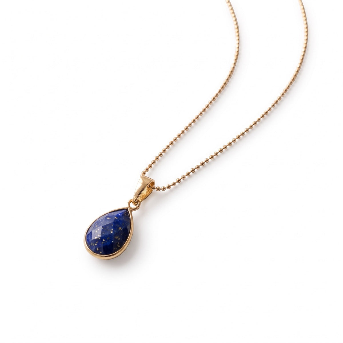 Łańcuszek LAPIS LAZULI "Łezka"