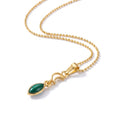 "Moon" MALACHITE necklace