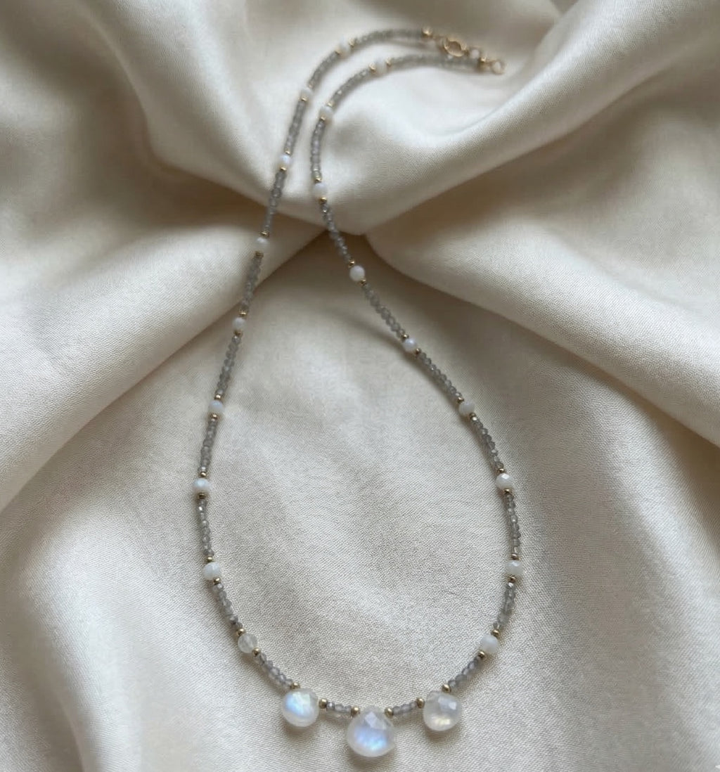 LABRADORITE MOONSTONE necklace