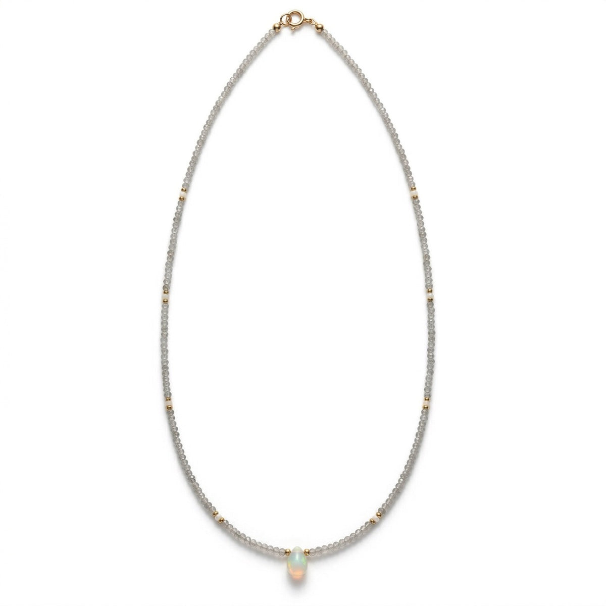 Naszyjnik OPAL LABRADORYT