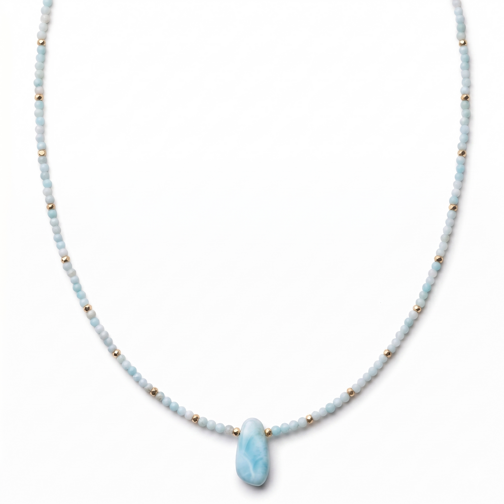 Naszyjnik LARIMAR