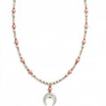 RHODONITE MOTHER OF PEARL necklace