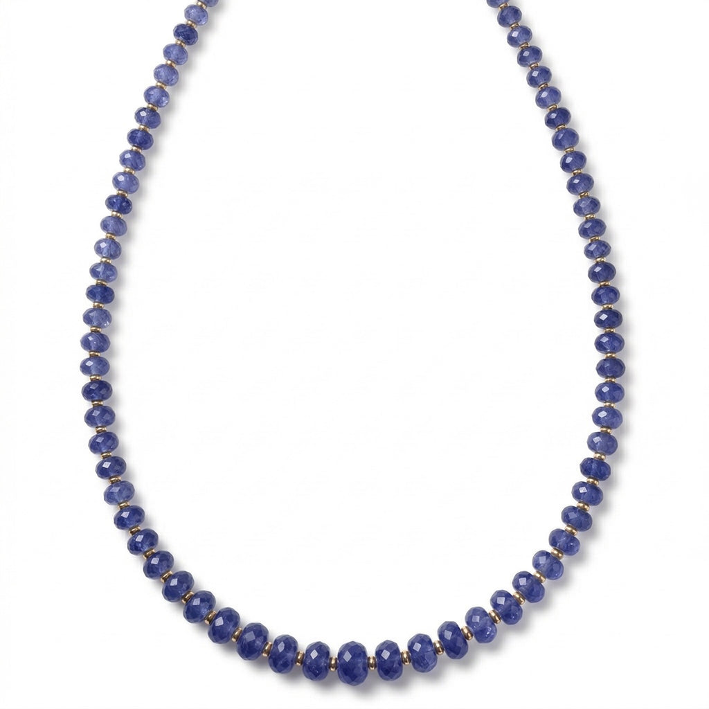 NATURAL TANZANITE necklace