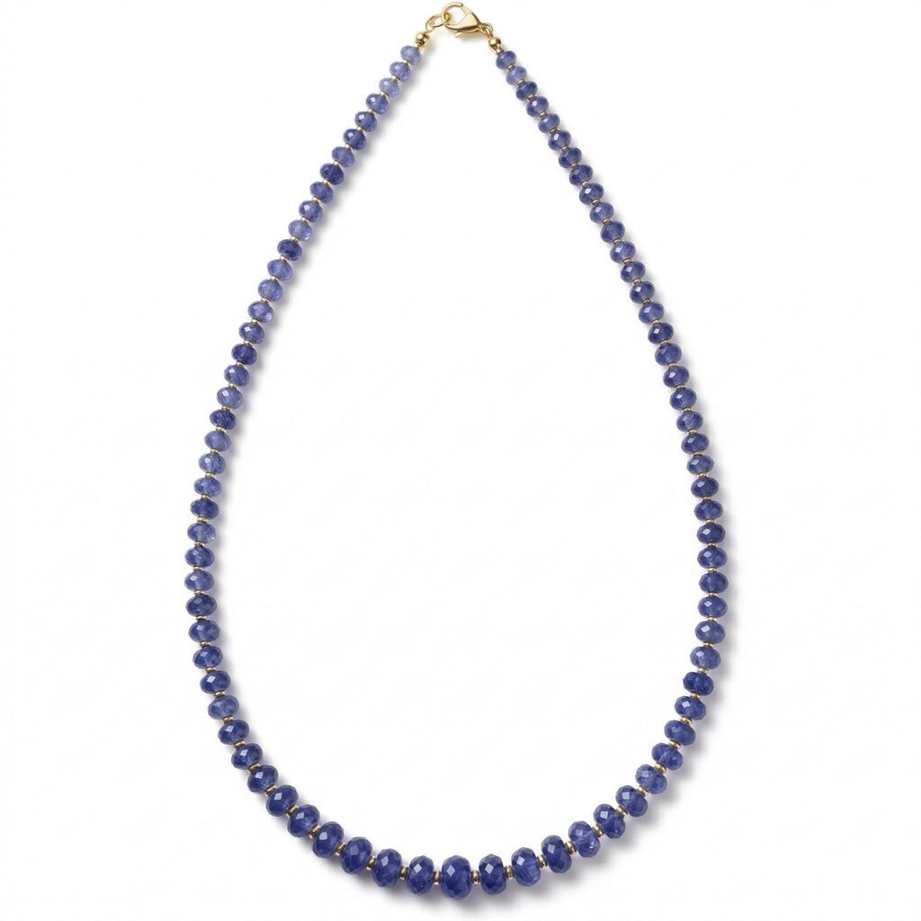 NATURAL TANZANITE necklace