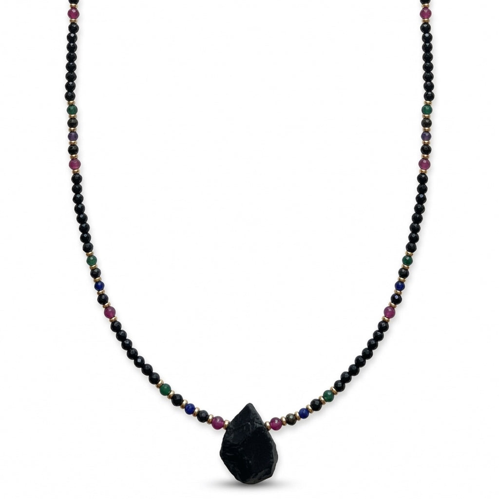 TOURMALINE NUGGET necklace