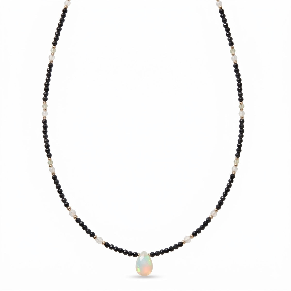 Naszyjnik TURMALIN OPAL