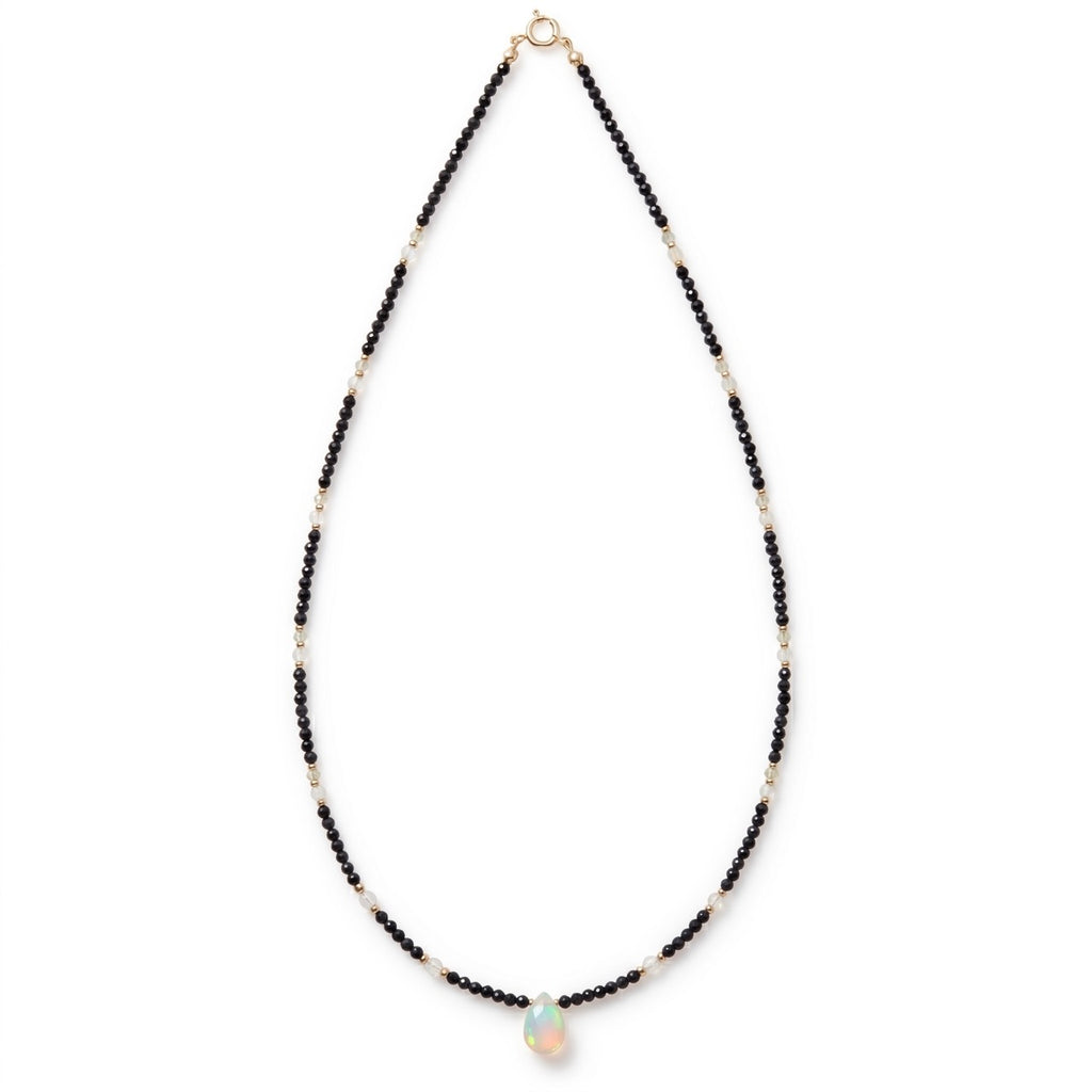 Naszyjnik TURMALIN OPAL