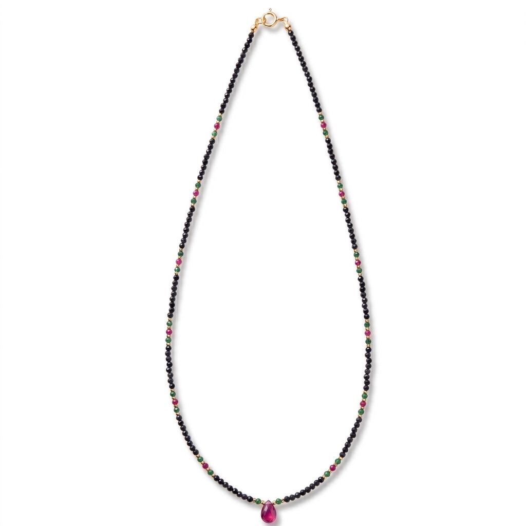 TOURMALINE RUBY BRIOLETTE Necklace